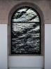 papier baryté perforé, 250x151x4 cm